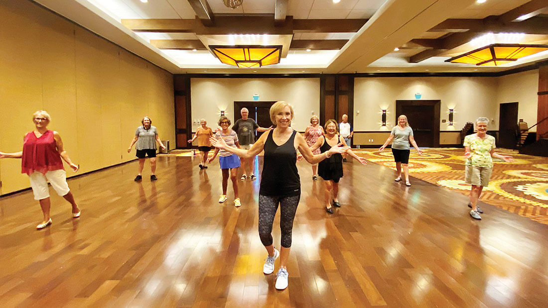 55 plus senior living group fitness classes at Robson Ranch Arizona in Eloy