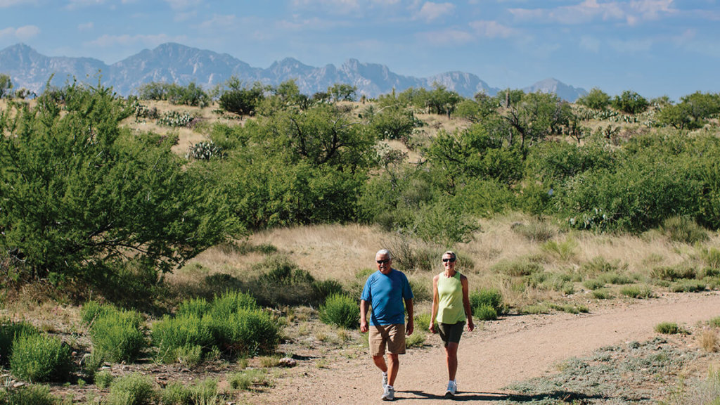 Walking Trails at SaddleBrooke Ranch, an Active Adult Community in Arizona
