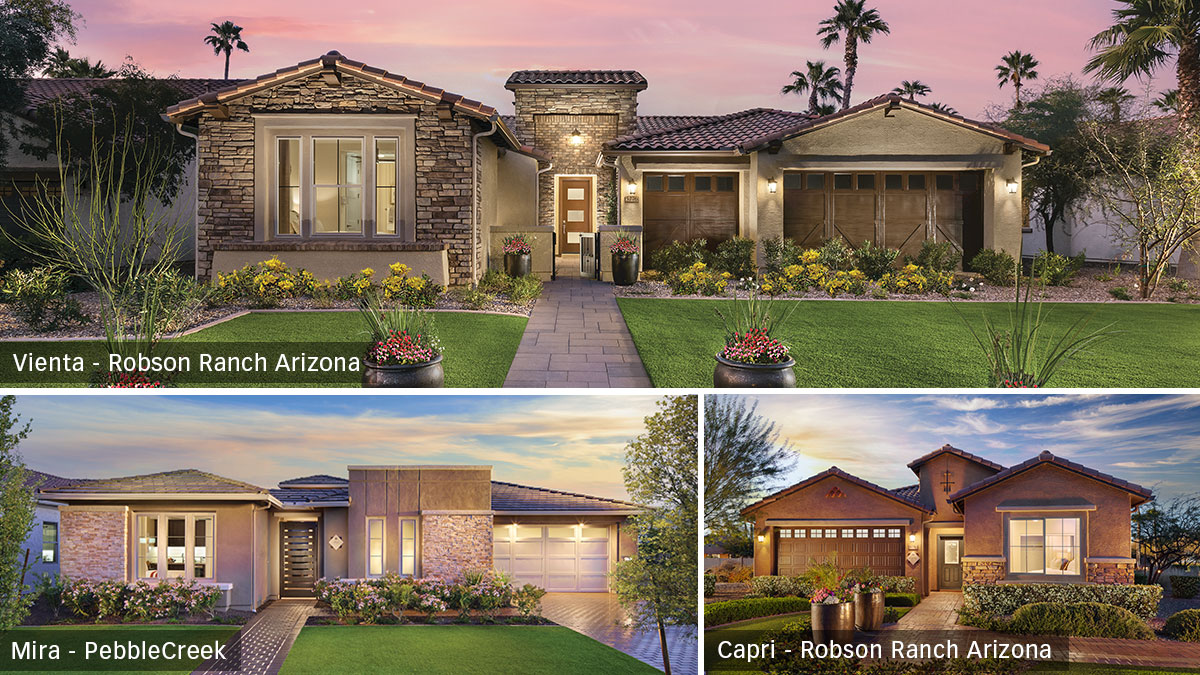 Award winning new home designs in Arizona - Robson Resort Communities for 55+