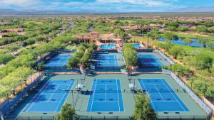 Tennis Courts at Quail Creek, active 55+ retirement living