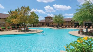 Pool at Robson Ranch Texas, Active retirement community in Texas