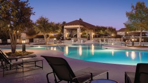 Pool at Robson Ranch Texas, Active retirement community in Texas