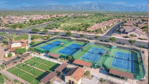 Tennis Courts at SaddleBrooke Ranch, a 55+ Community in Arizona