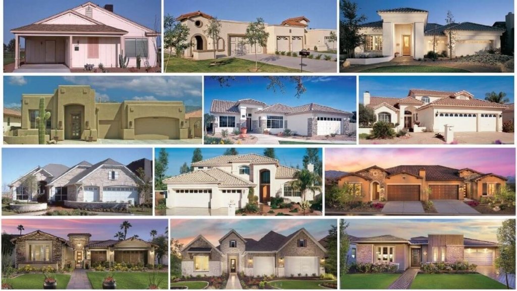 Home designs at the Robson Resort Communities over the years.