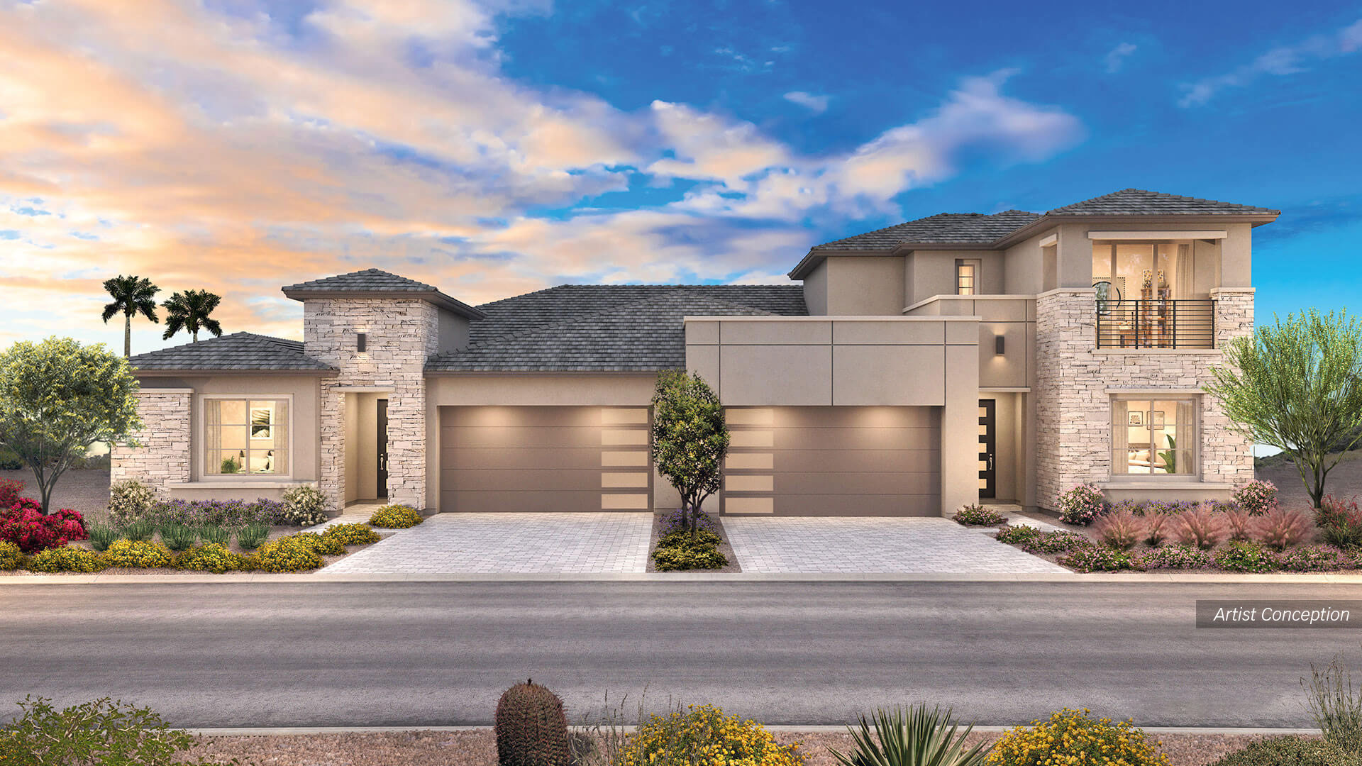 New Luxury Golf Villa Home Series at PebbleCreek, a 55+ Community in Arizona