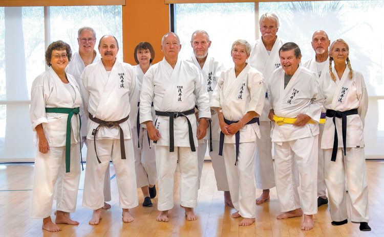 Shotokan Karate Club members at Quail Creek