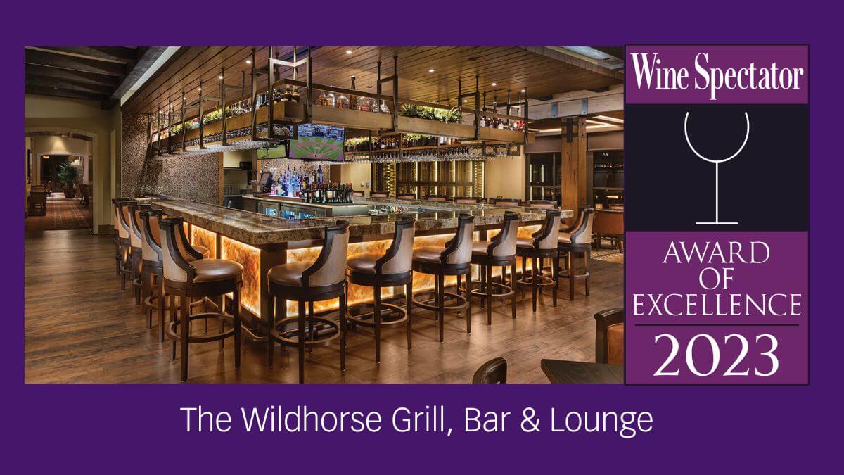 Wildhorse Grill, Bar and Lounge wins prestigious Wine Spectator award